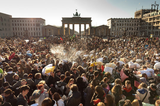 Berlin Kissenschlacht