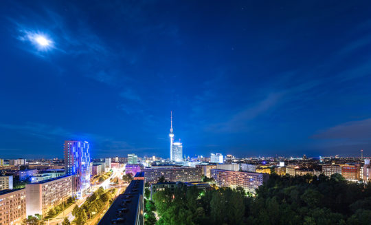 Berlin Night Cityscape