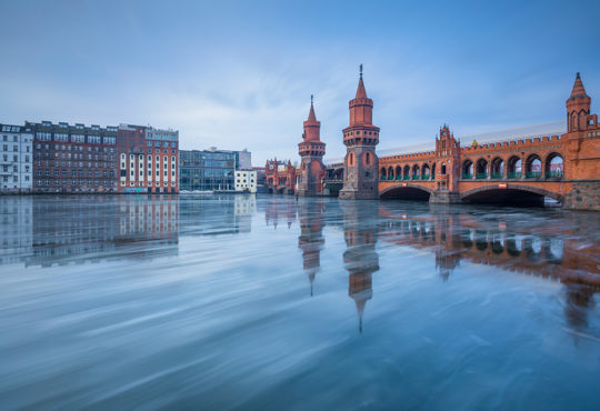 Oberbaumbruecke Winter Berlin