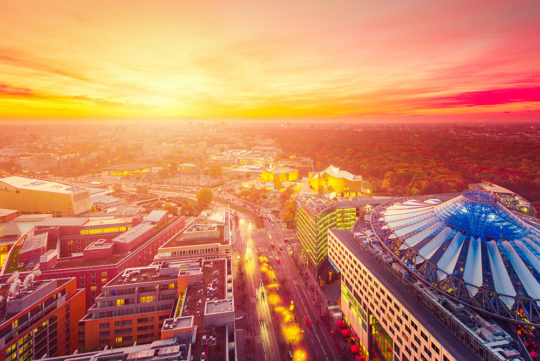 Berlin Potsdamer Platz Skyline