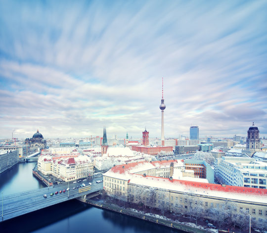 Berlin Winter Skyline