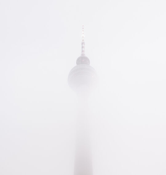 Berlin Foggy Tower